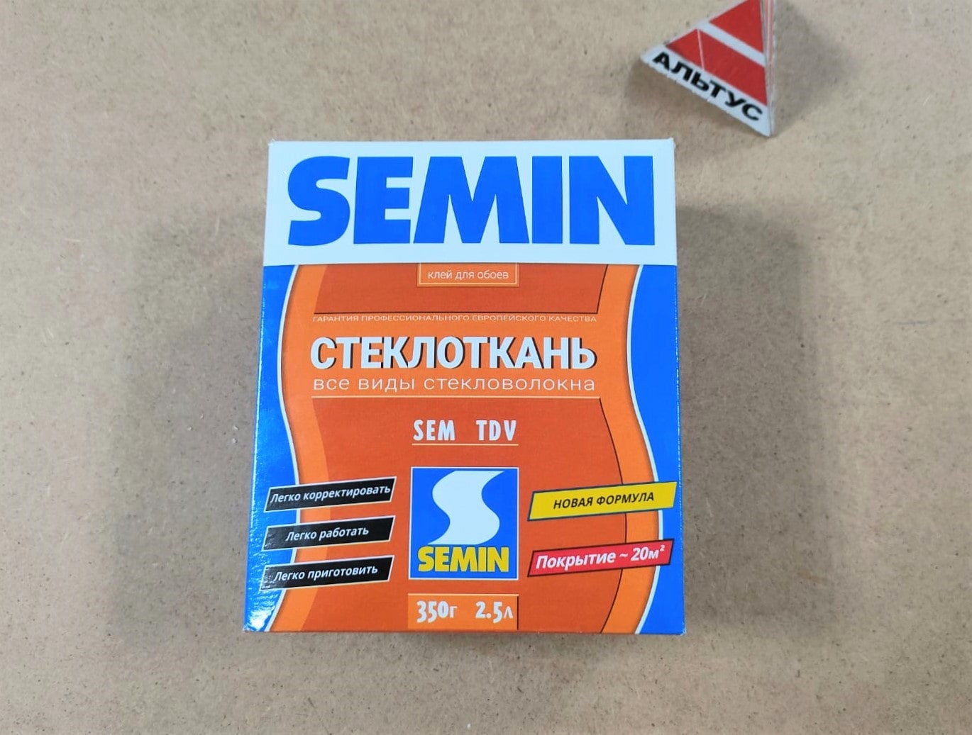 Клей сухой для стеклообоев SEM TDV 350 г								