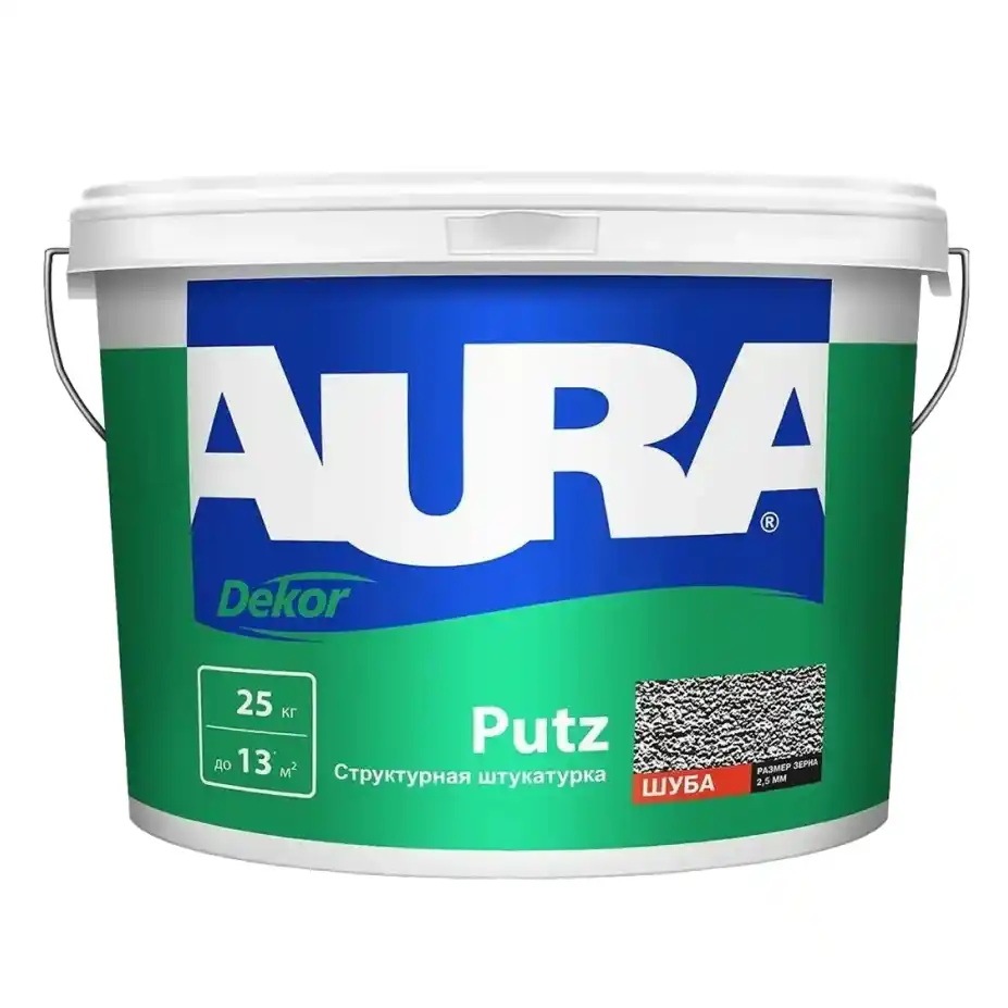 Штукатурка "Aura Putz Decor" шуба 2,5 мм 25 кг