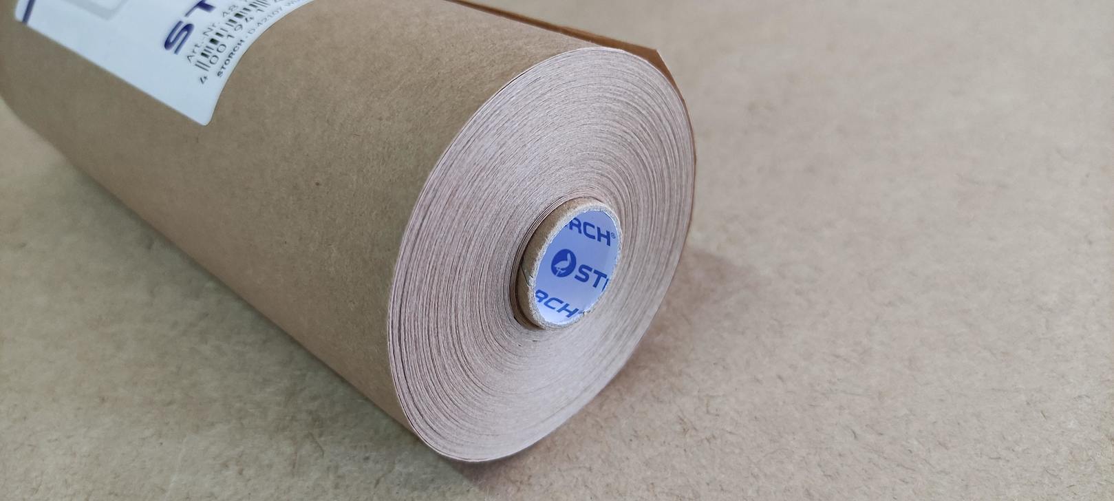 Укрывочная защитная бумага с малярной лентой 30 см х 25 м STORCH для малярных работ, покраски
