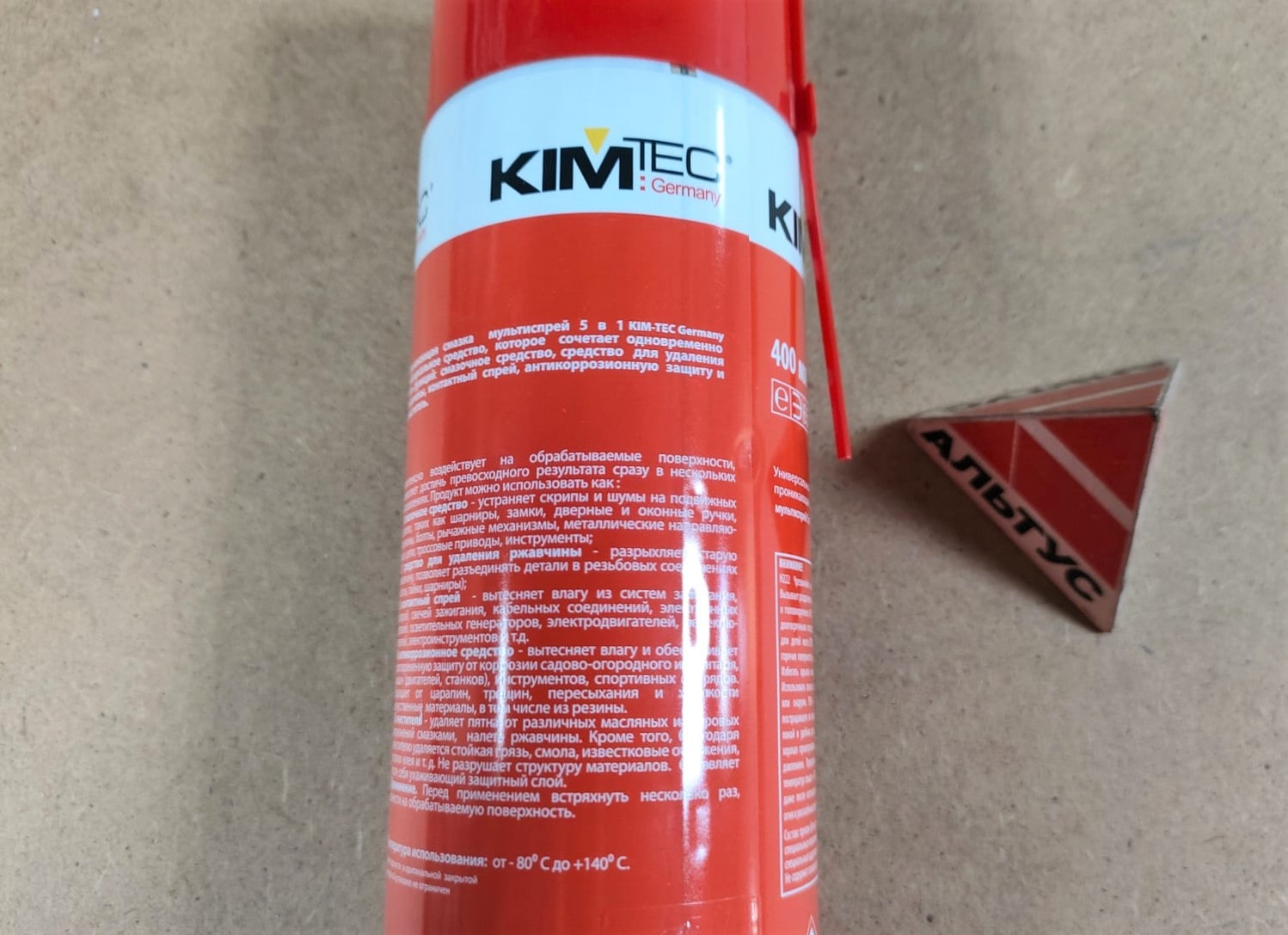 Смазка спрей KIM TEC проникающая 5в1, 400мл.								