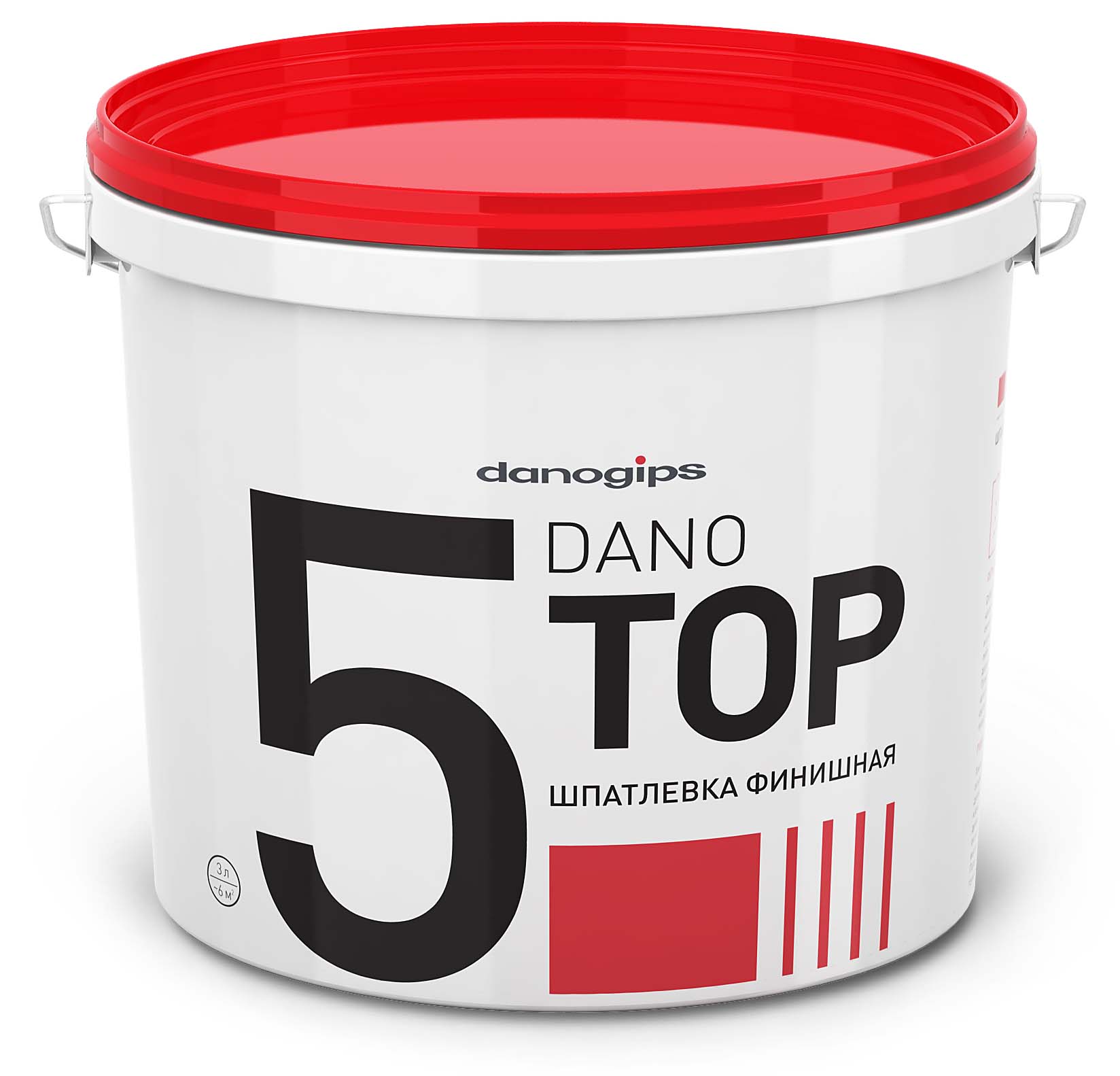 Шпатлевка DANO TOP 5 финишная 3 л								