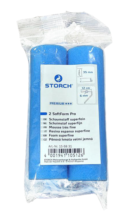 Валик STORCH Premium 2 SoftForm Pro, ширина 12 см, ядро 35 мм, (2шт./уп.) (156831)