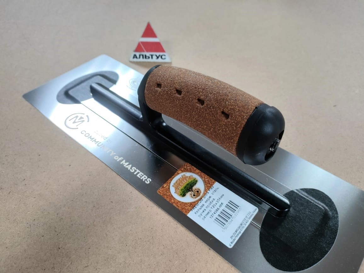 Кельма Ultra Flex Limited Edition металл., полотно 4мм, ручка пробка, 120х356мм OLEJNIK (1274356-MK)								