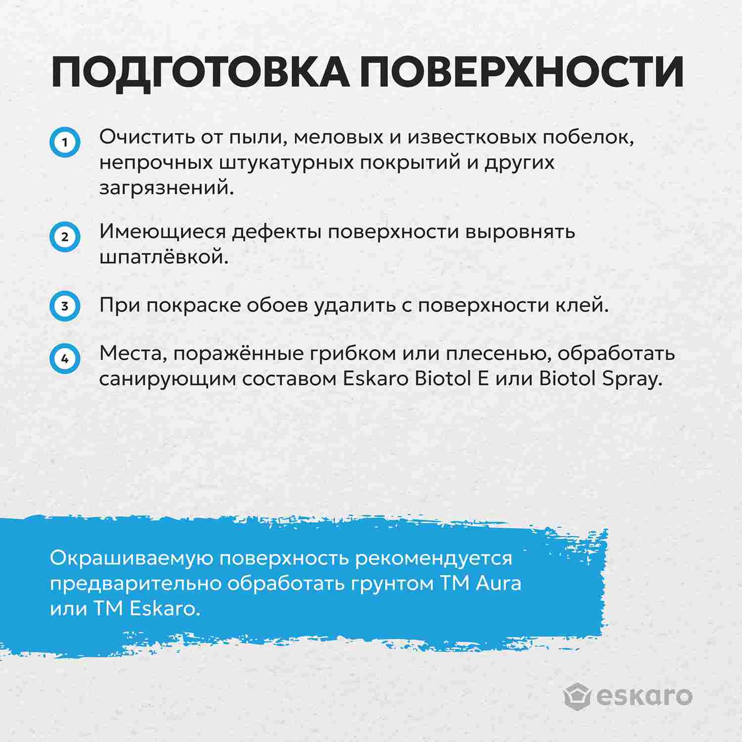 Краска глубокоматовая для стен и потолков Eskaro Moda 2 (База А - белая) 2,7 л