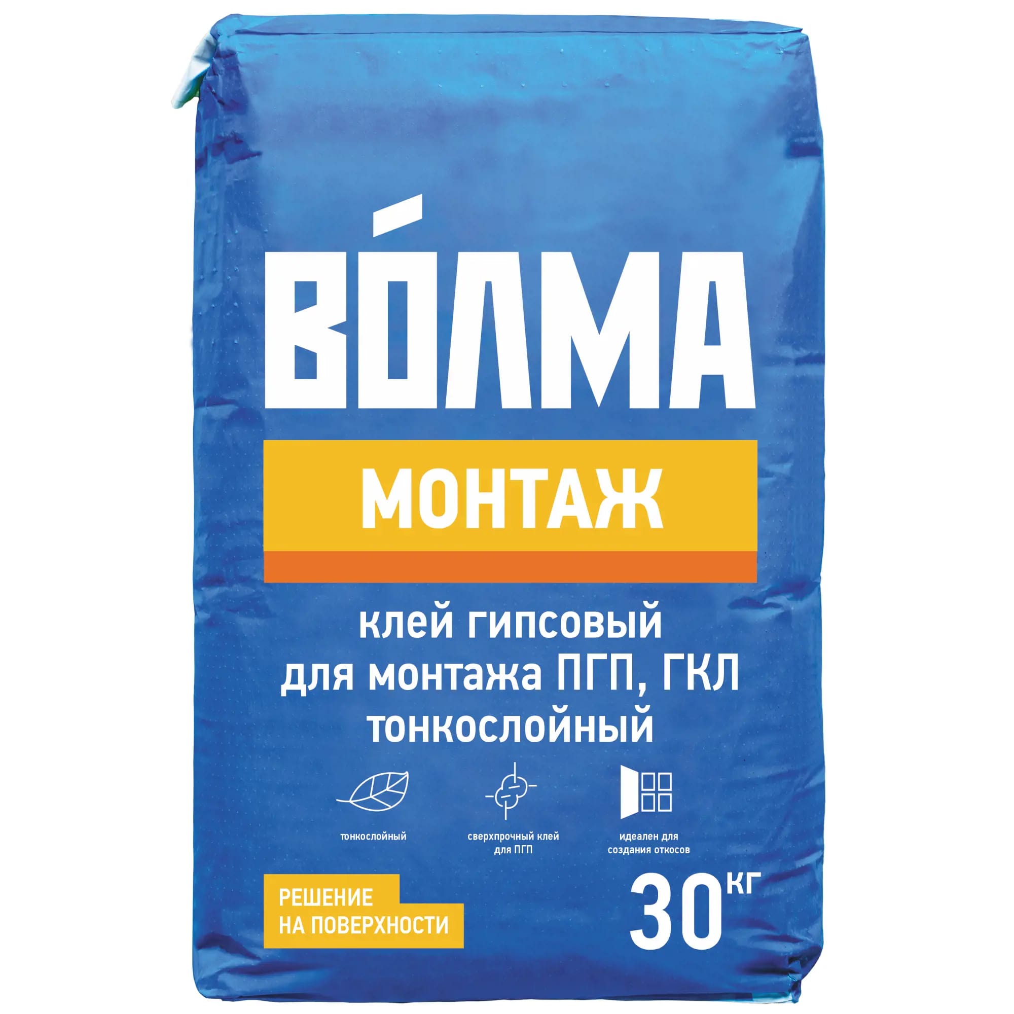 Клей Волма-Монтаж 30 кг (45) СТОК								