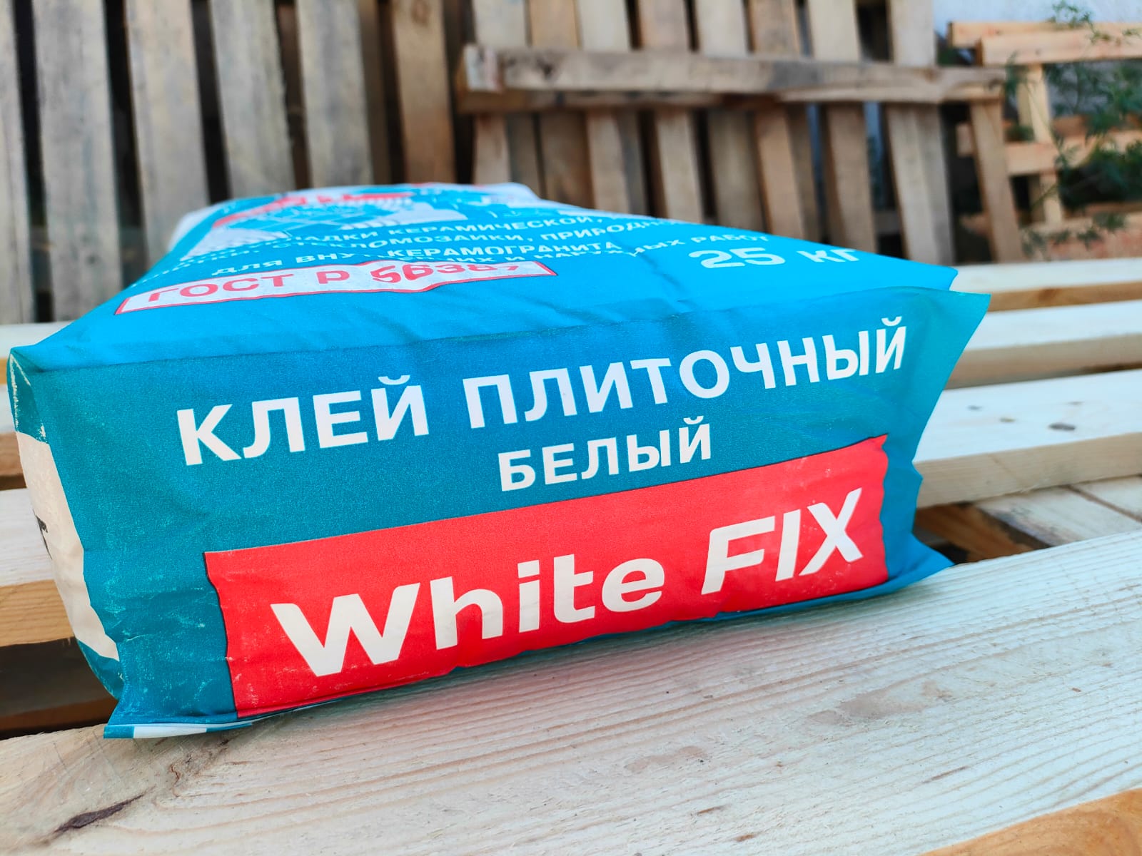 Клей плиточный Литокс Whitе FIX 25 кг, белый								