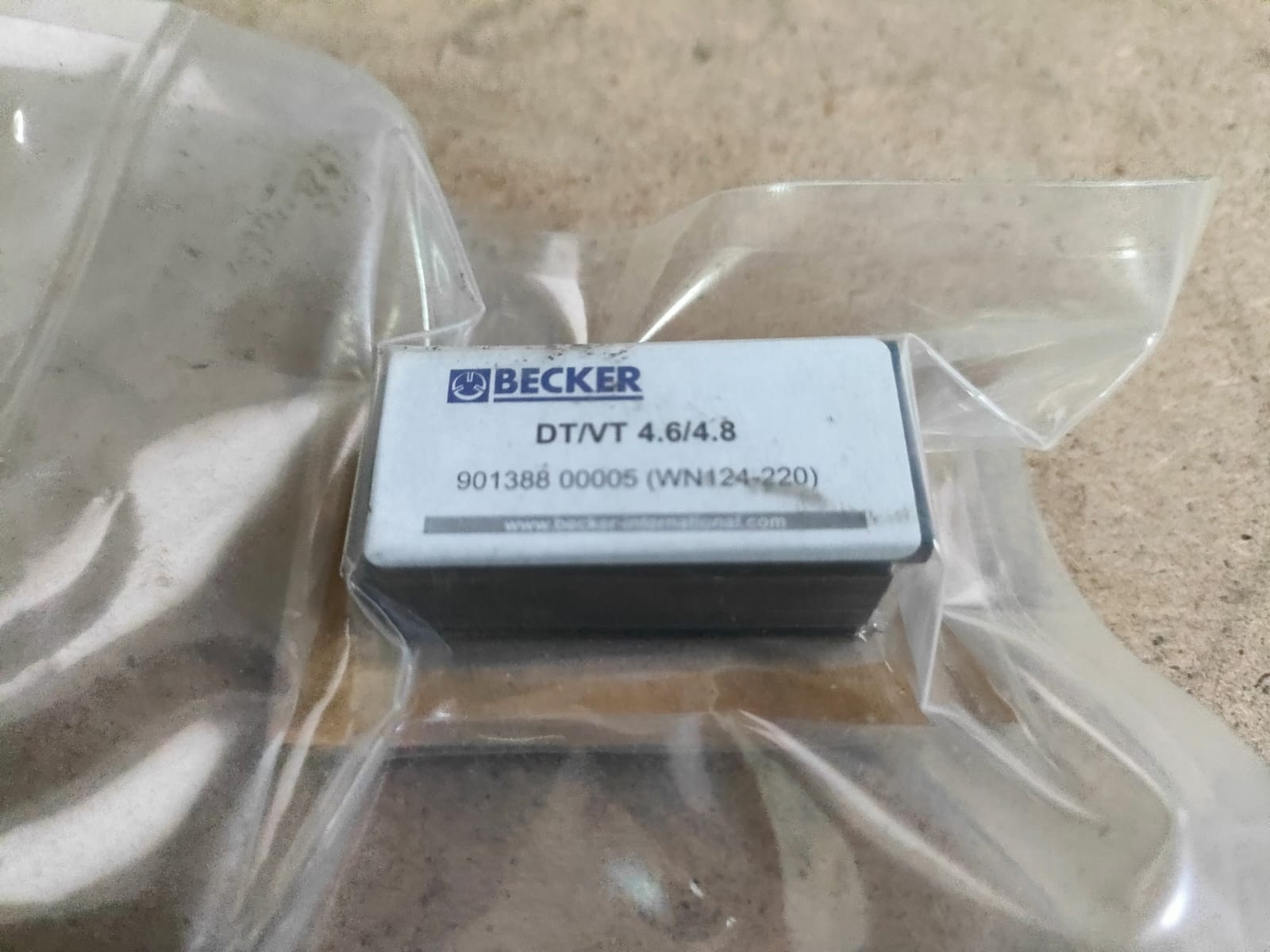 Лопатка компр DT4.8 (комплект = 5шт) PFT								