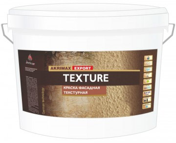 Краска фасадная текстурная Akrimax-TEXTURE 8кг								