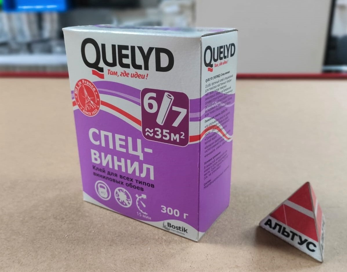 Клей обойный СПЕЦ-ВИНИЛ QUELYD 0,3кг (30)								