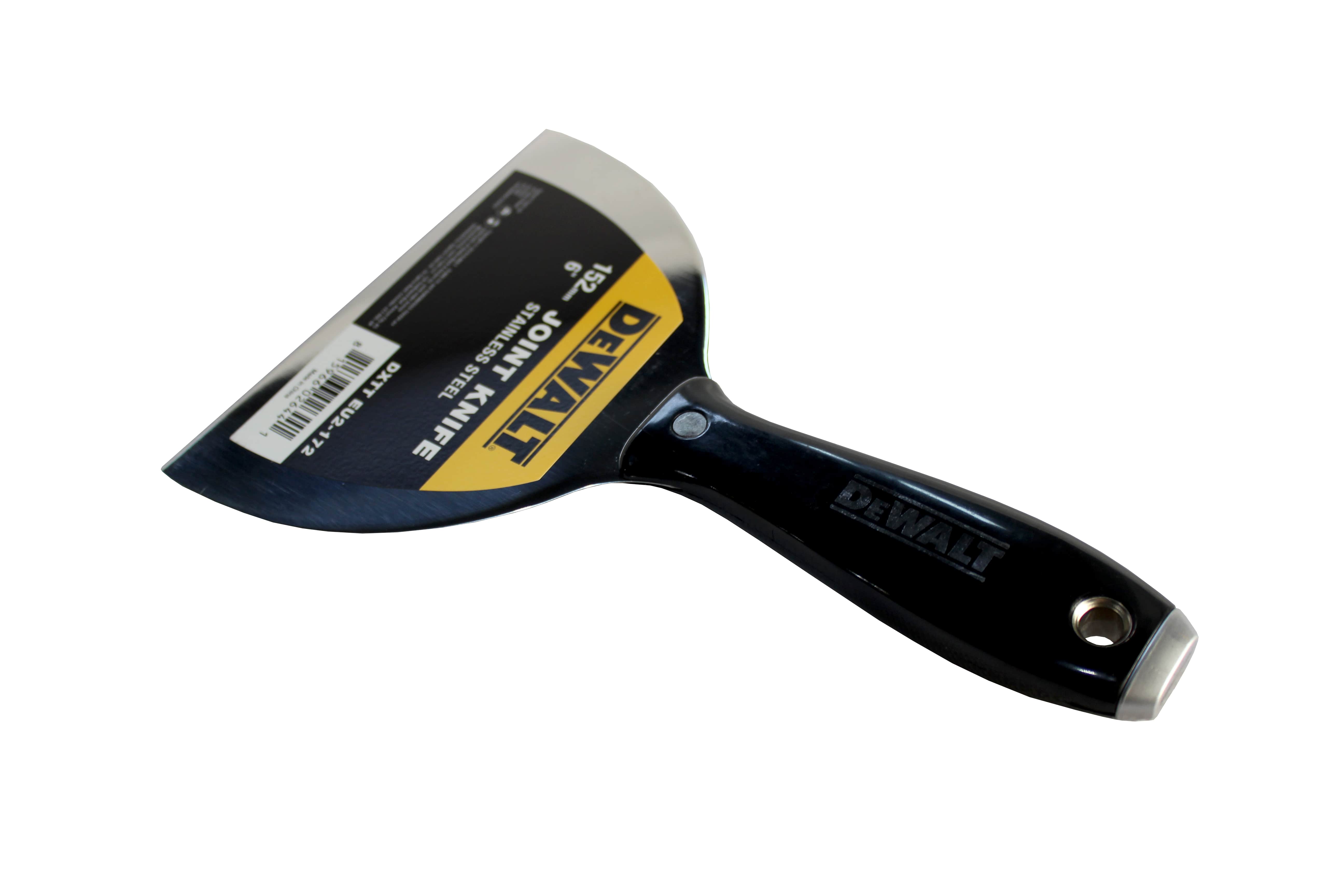 Шпатель малярный с черной пластик. ручкой, с метал. наконечником 15 cm DeWalt								