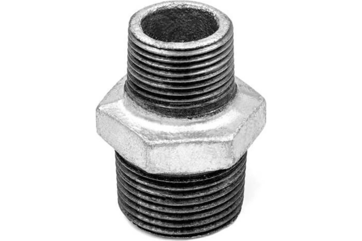 Ниппель переходной BTI 1 х 3/4 чугун оц. HP 1714 100 11I								
