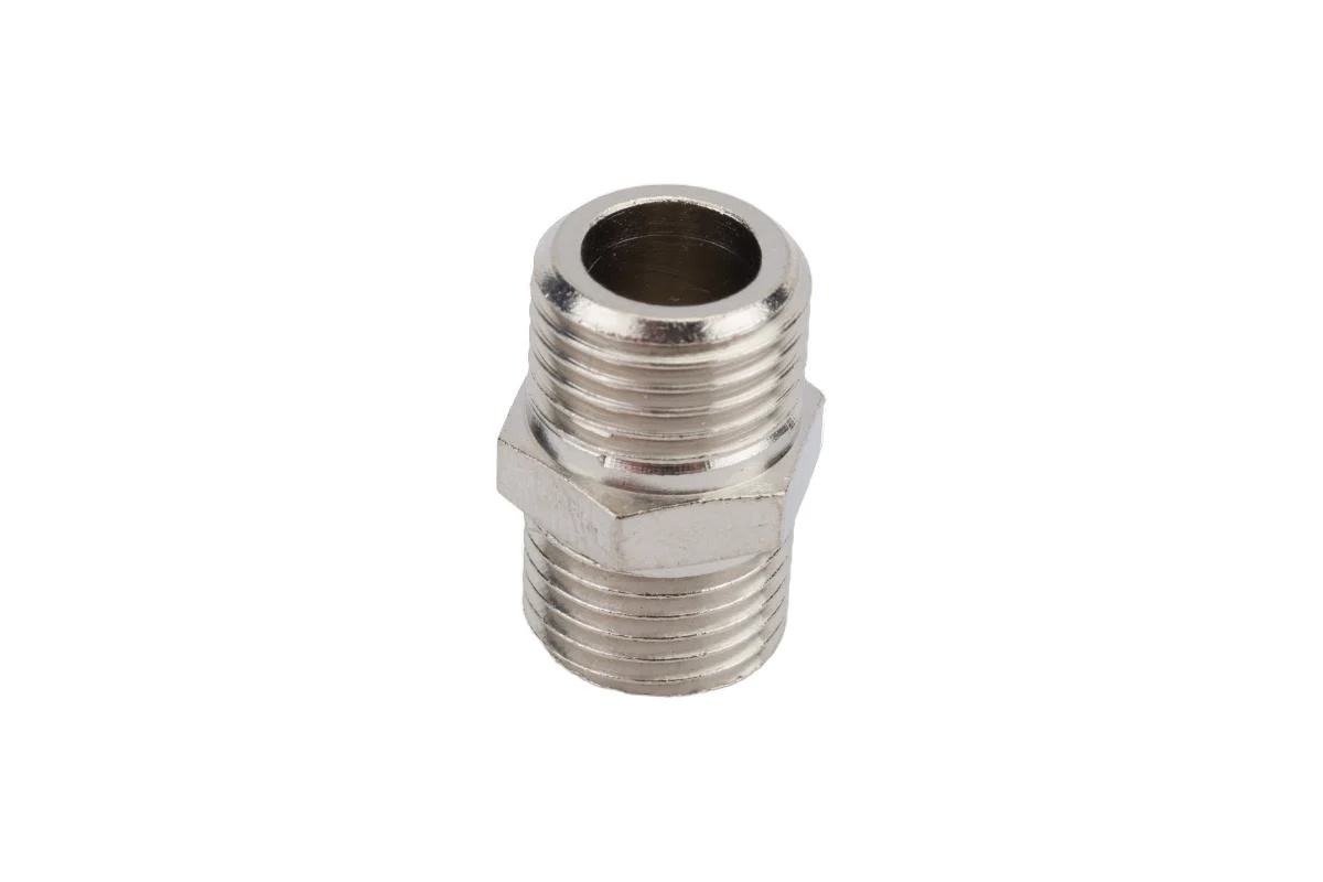 Ниппель никелированный STOUT HH 1/4 SFT-0004-001414 RG008Q0OCMPGJ4								