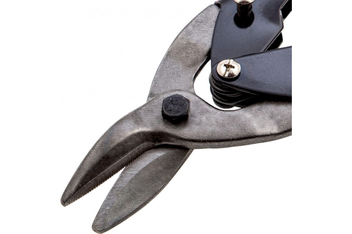 Ножницы по металлу, 250 мм, правые, обрезиненные рукоятки// Matrix