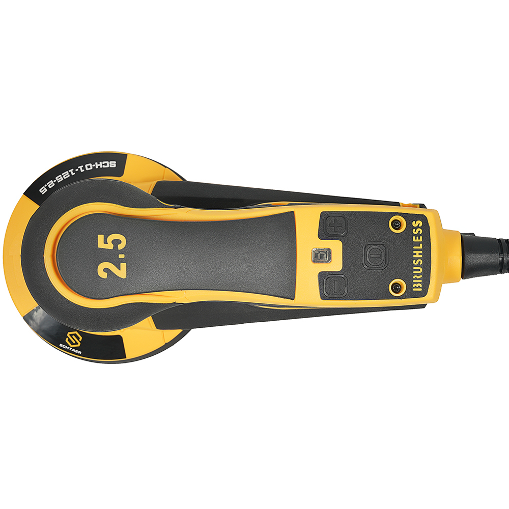 *SCH-01-125-2.5 шлиф. машинка ручная 220V/50Hz, 350W, эксцентрик 2,5 мм								