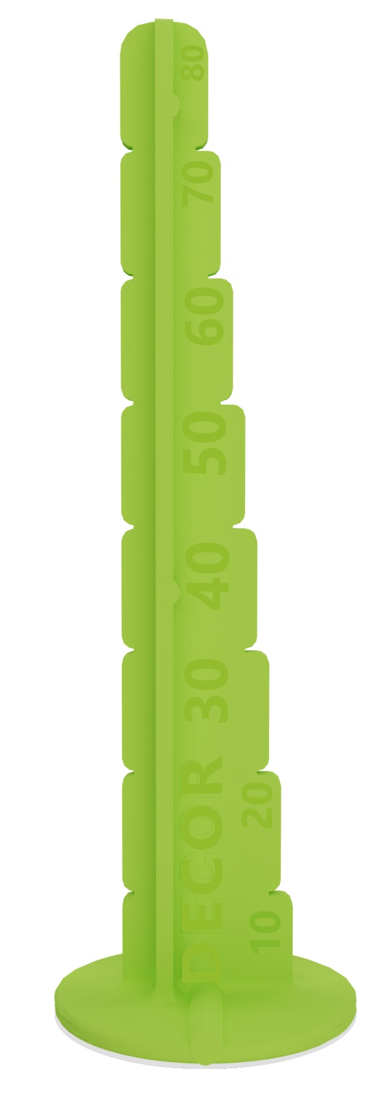 Маяки реперные для наливных полов, 20 шт. с клеевым слоем