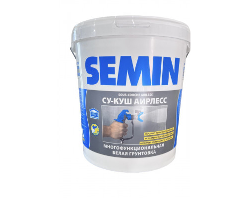Грунтовка для машинного нанесения основа под декорат.отделку SOUS-COUCHE AIRLESS белая крышка 20 кг								