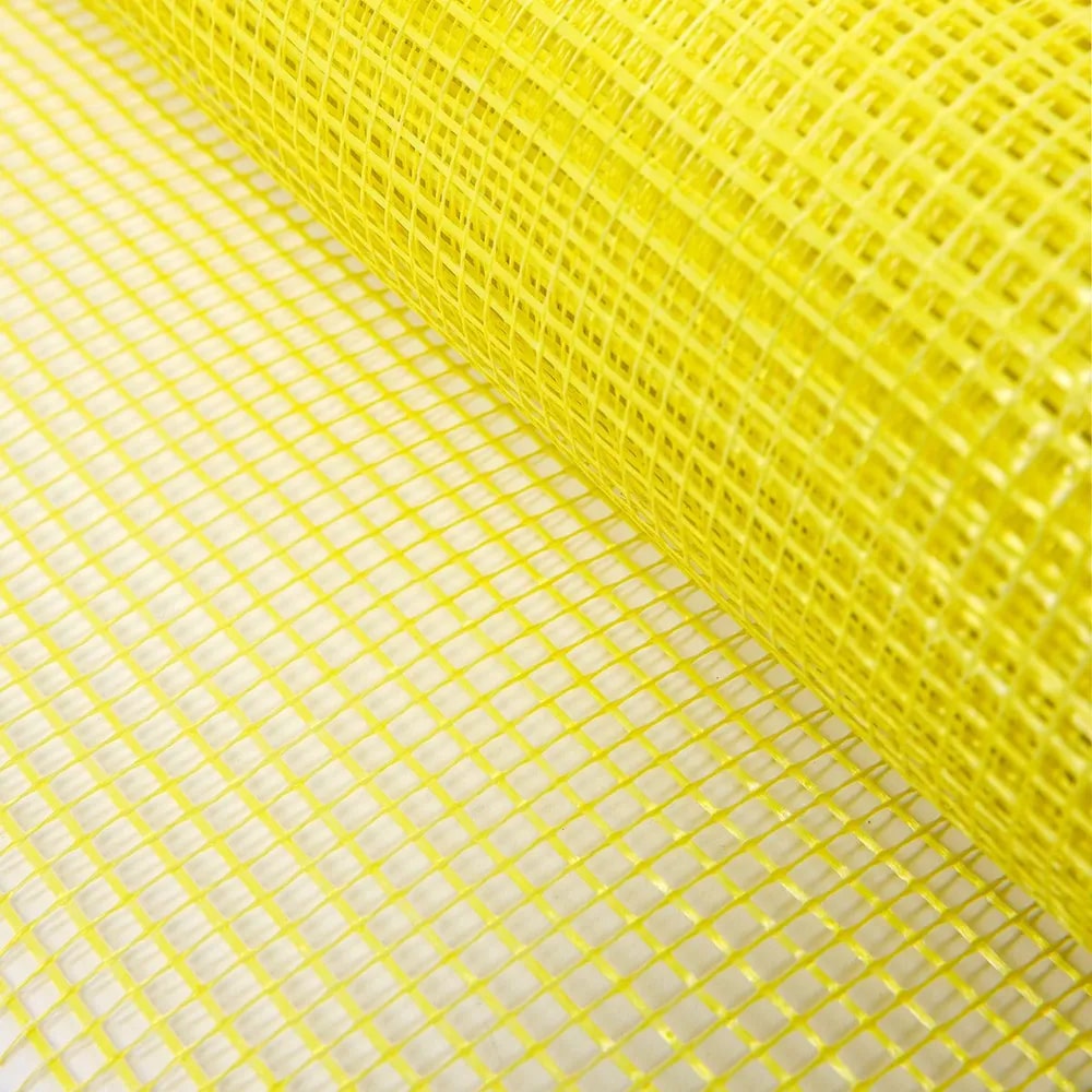 Сетка X-Glass для фасадных работ 5мм*5мм (1м*10м) 145 гр. Желтая								