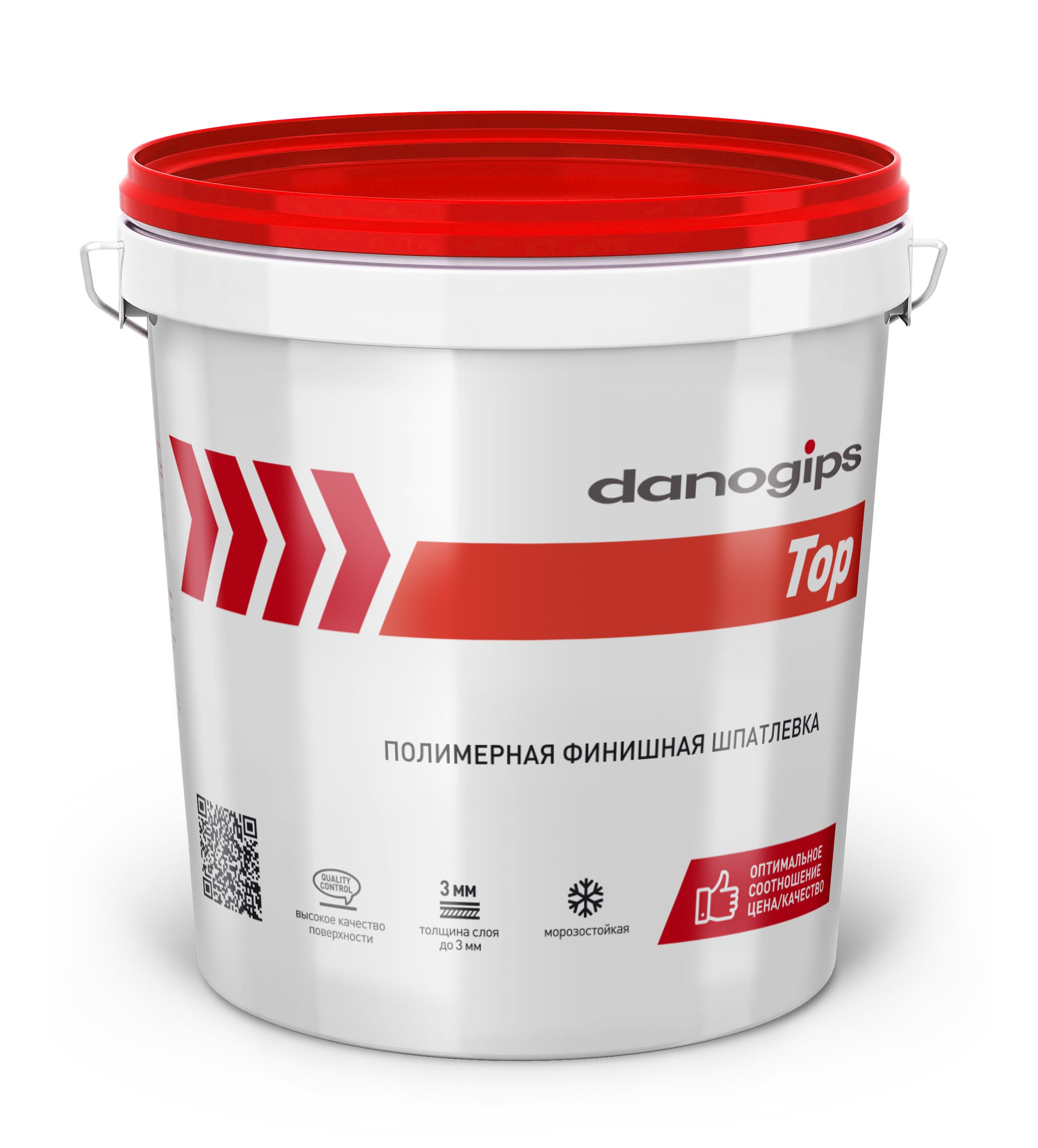 Шпатлевка полимерная финишная danogips TOP / Даногипс ТОП 24 кг								