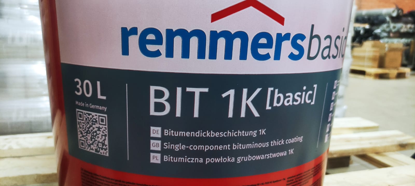Мастика битумно-полимерная REMMERS BIT 1K basic [ECO 1K] 30 л								
